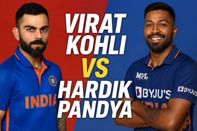 विराट कोहली vs हार्दिक पांड्या