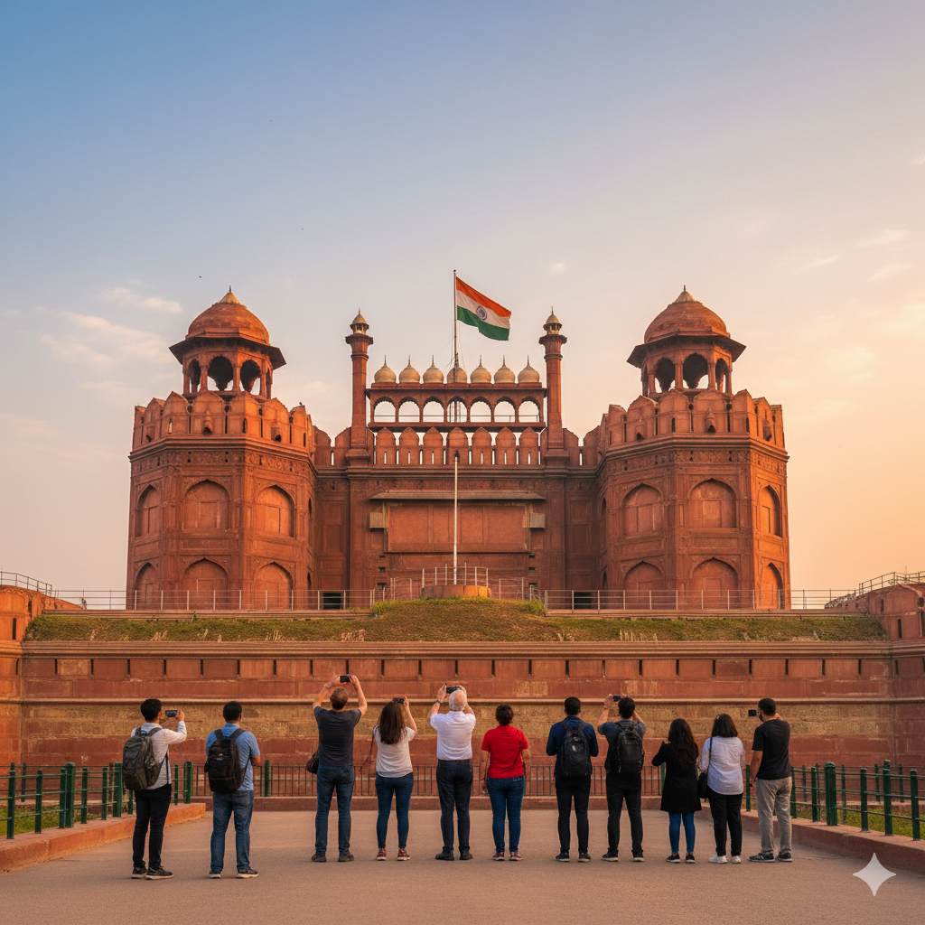 Red Fort (लाल किला) की दीवारों में गूंजती सदियाँ: दिल्ली का गौरव और भारत की शान