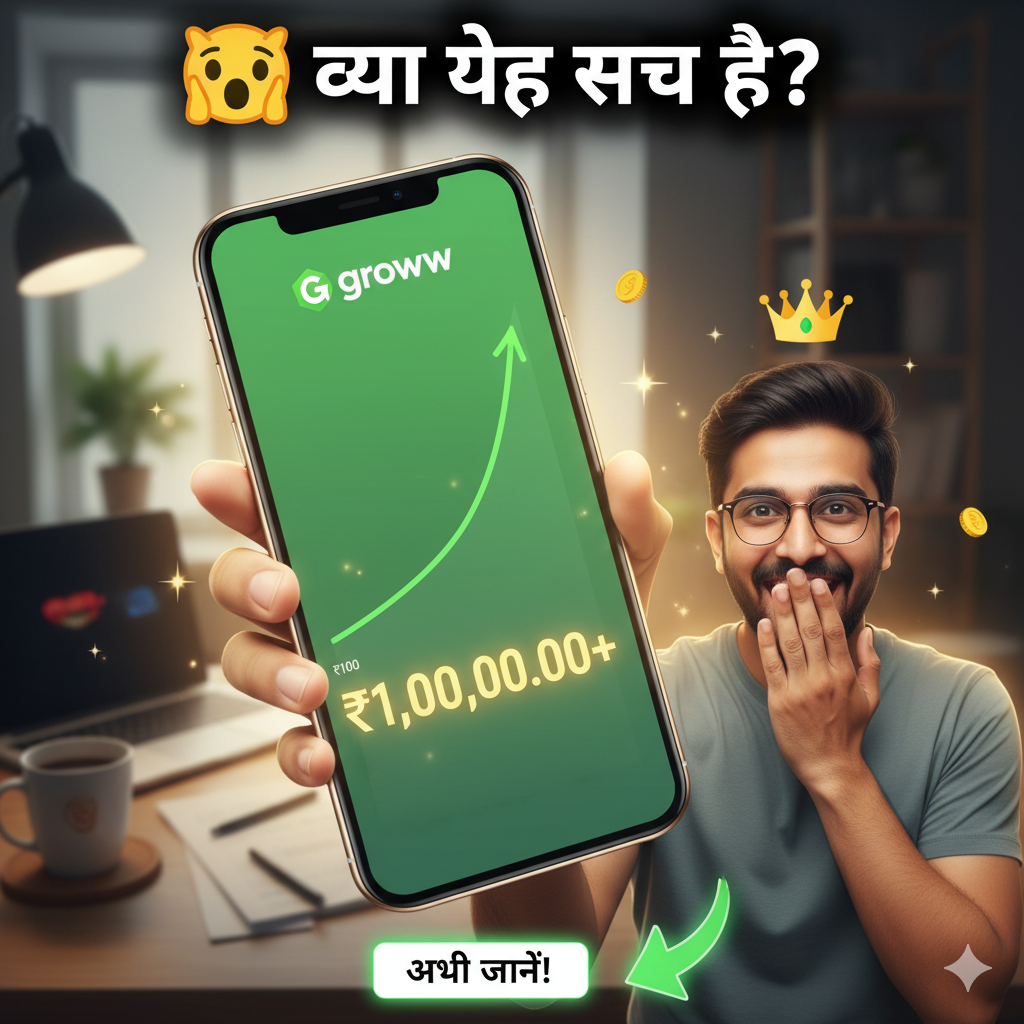 Groww App: क्या यह सच में ₹100 से करोड़पति बना सकता है? 3 गुप्त कदम जो कोई नहीं बताता!