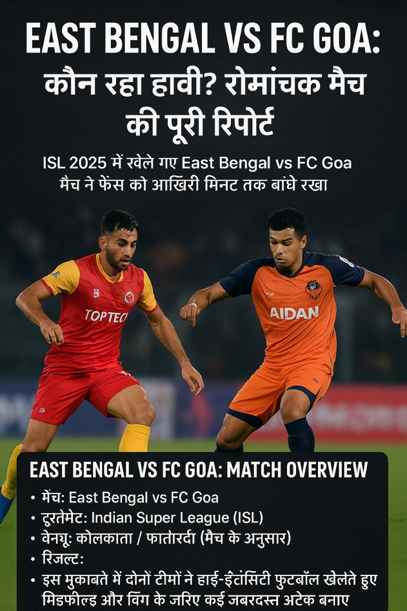 East Bengal vs FC Goa